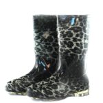 Női munkacsizma LEOPARD PVC