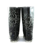 Női munkacsizma LEOPARD PVC