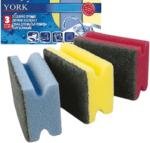 Edény szivacsok PROFIL 90x70x43mm 3 db