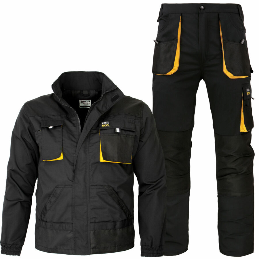 Derékig érő készlet FORCE BLACK GELB