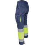 Fényvisszaverő nadrág elasztánnal MANNLAND HIVIS NAVY