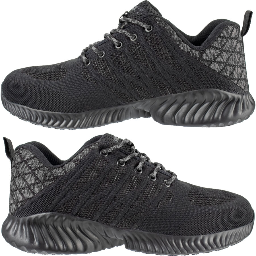 Biztonsági teniszcipő cipő PAUL SBP BLACK