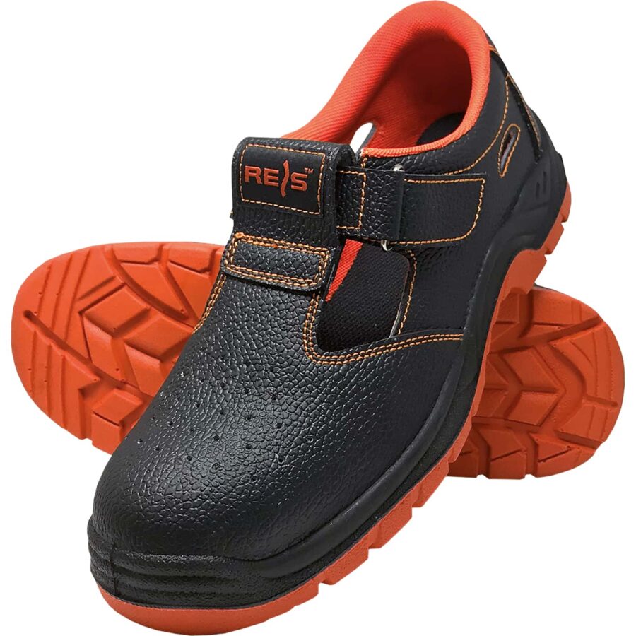 Bőr munkacipő ALFASAN COOL ORANGE SB