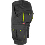 Rövidnadrág elasztánnal MANNLAND BLACK YELLOW