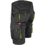 Rövidnadrág elasztánnal MANNLAND BLACK YELLOW