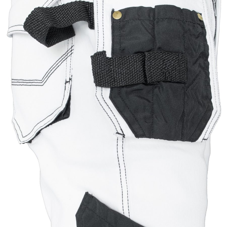 Stretch munkafarmer JEANS WORK WHITE