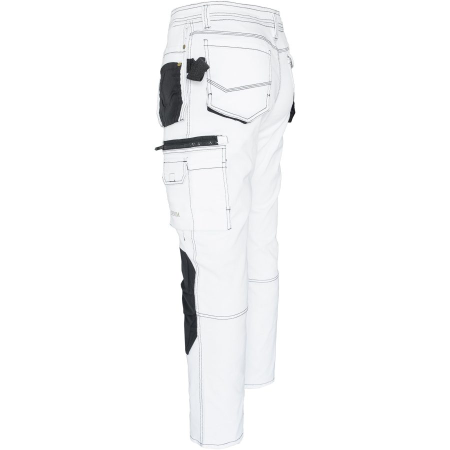 Stretch munkafarmer JEANS WORK WHITE