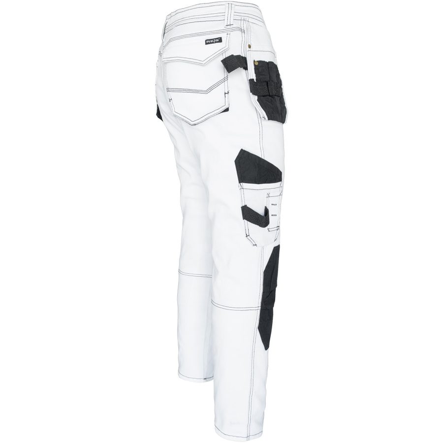 Stretch munkafarmer JEANS WORK WHITE