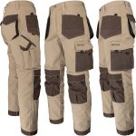 Derékig érő munkanadrág PROFI COOL BROWN 2.0