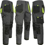 Derékig érő munkanadrág PROFI DARK GELB 2.0