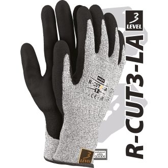 Porózus kesztyű LATEX CUT 3