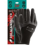 Mártott téli munkakesztyű BLACK WIN