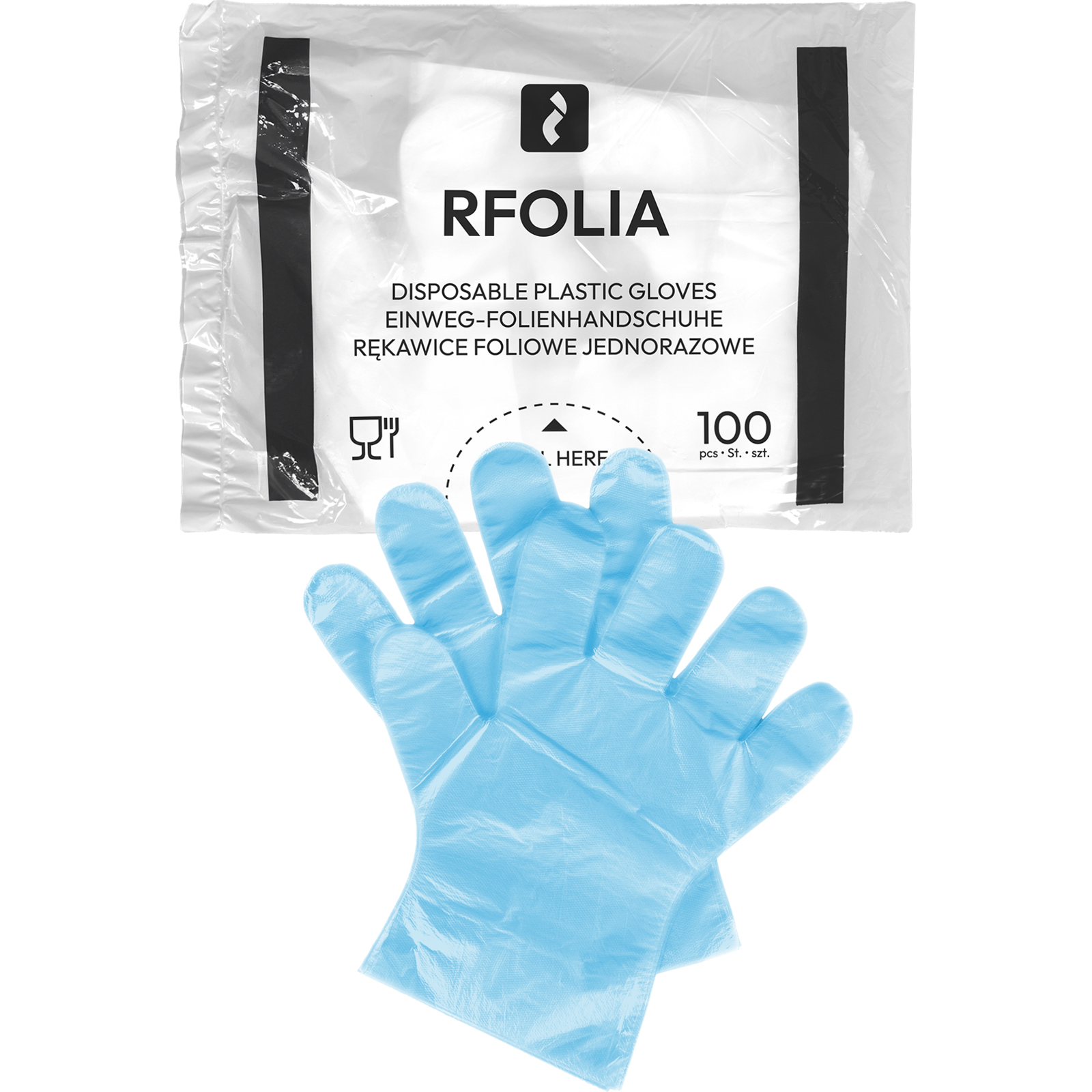 Eldobható munkakesztyű 100 db PE